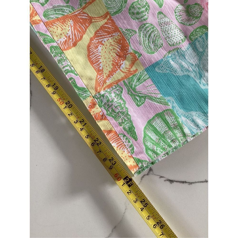 Lilly Pulitzer Originals Resort Fit Capri Sz 8 Seashells Beach Summer - Picture 9 of 10